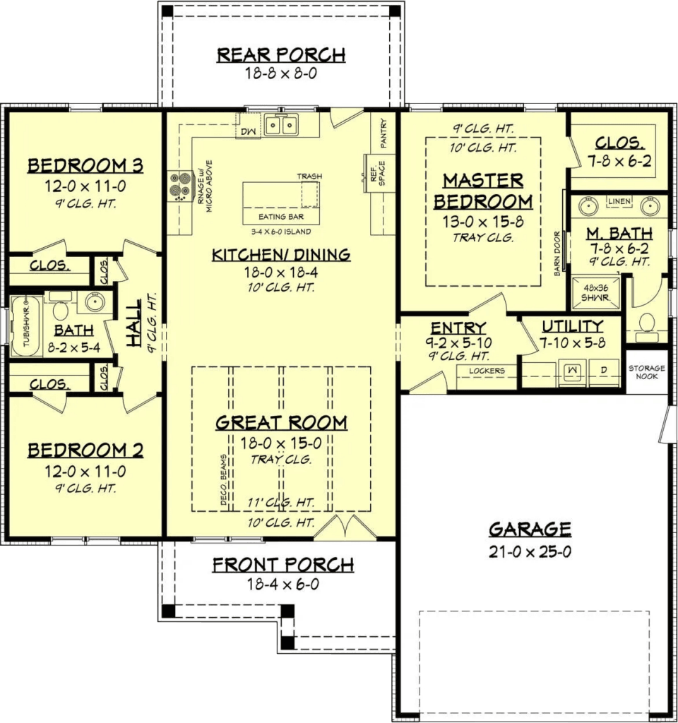 Floor plans for a custom built home