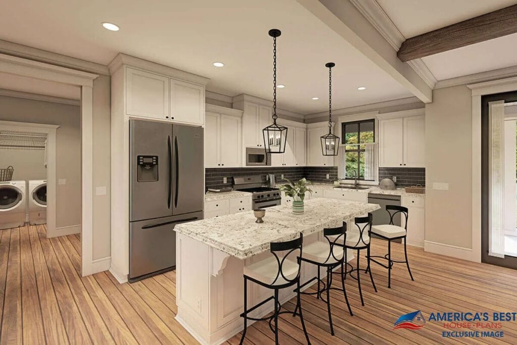 Kitchen design for a custom built home